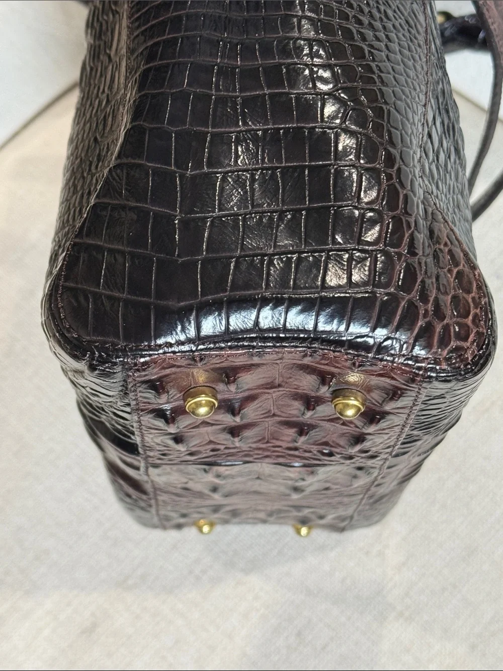 Brahmin structured satchel